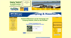 Desktop Screenshot of camping-seeblick.de