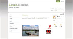 Desktop Screenshot of camping-seeblick.ch